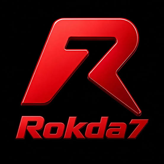 Rokda7 Game 3D red logo for official APK download, Android app, secure login, registration, and online gaming.